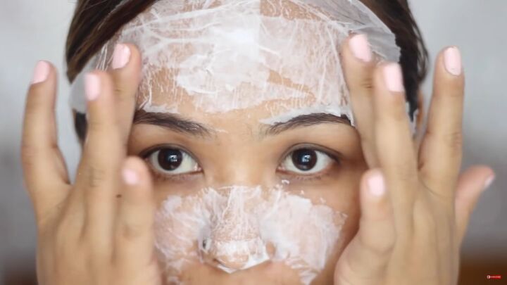 suffering with blackheads try this super easy diy peel off face mask, Waiting for the DIY peel off face mask to dry