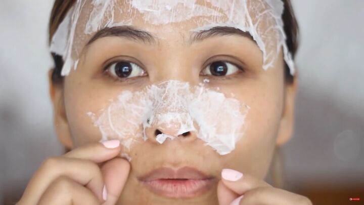 suffering with blackheads try this super easy diy peel off face mask, DIY blackhead removal peel off mask