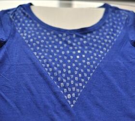 DIY: Brush-stroked Triangle on a T-shirt