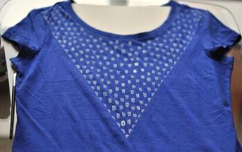 DIY: Brush-stroked Triangle on a T-shirt
