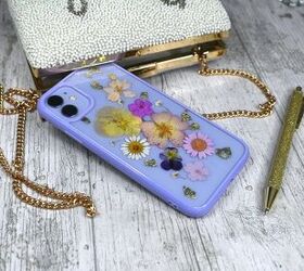 Easy Real Flower DIY Phone Case