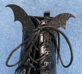 Removable Glitter Bat Boot Decals For Halloween