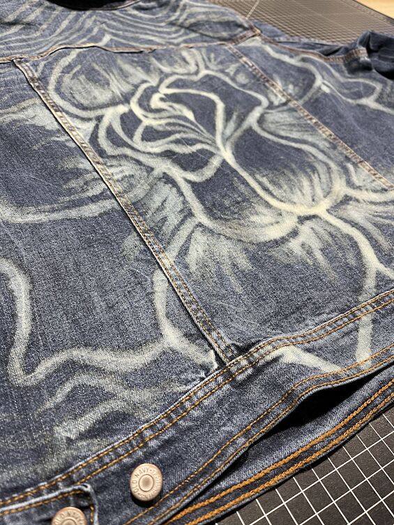 Bleach Jacket Examples DIY Bleached Denim Jacket | Upstyle