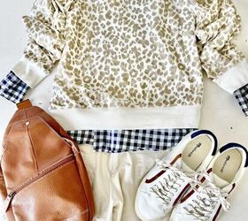 how to style a vintage leopard crew neck sweatshirt 3 ways