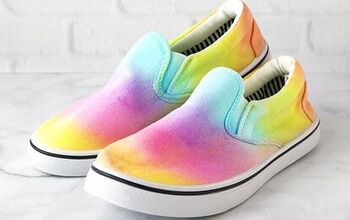 Rainbow Tie-Dye Shoes