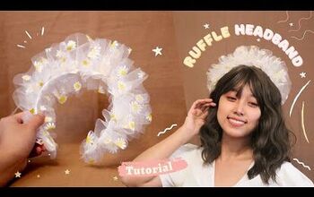 Everything's Coming Up Daisies in This Cute Ruffle Headband Tutorial