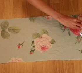 how to make a gorgeous floral diy dress out of an old blanket, Easy DIY dresspattern