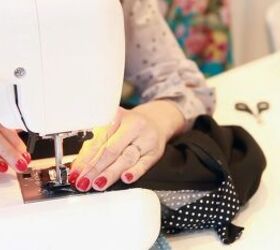 sewing skills how to line a dress properly just like a seamstress, Sewing across the seam allowance