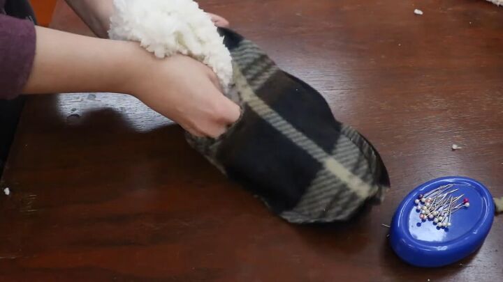 how to make cozy diy slippers with faux fur perfect for cold nights, DIY sheepskin slippers