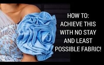 How to Make Huge Fabric Roses That Take Your Outfits to the Next Level
