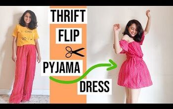 How to Make a Dress Out of Pajama Pants - No Sewing Machine Required