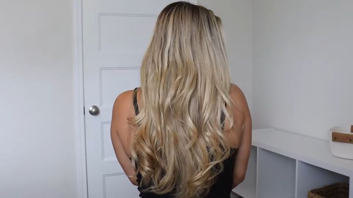 how to create bouncy blow out heatless curls with a t shirt, Heatless curls with a t shirt