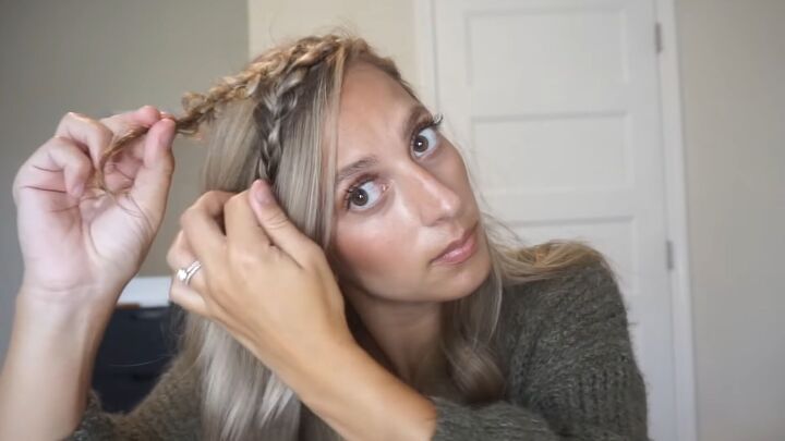 3 cute easy fall hairstyles to try with medium or long hair, Creating a second braid