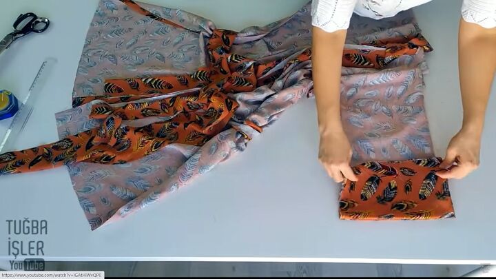how to make a kimono robe in 7 simple steps, Sewing the robe cuffs