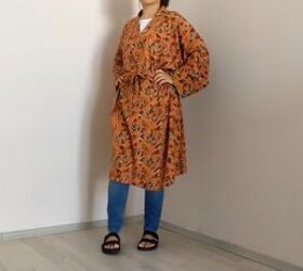 how to make a kimono robe in 7 simple steps, DIY kimono robe tutorial