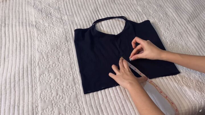 how to easily upcycle tank tops t shirts to make cute diy crop tops, How to make a DIY crop top