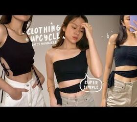 How to Easily Upcycle Tank Tops & T-Shirts to Make Cute DIY Crop Tops