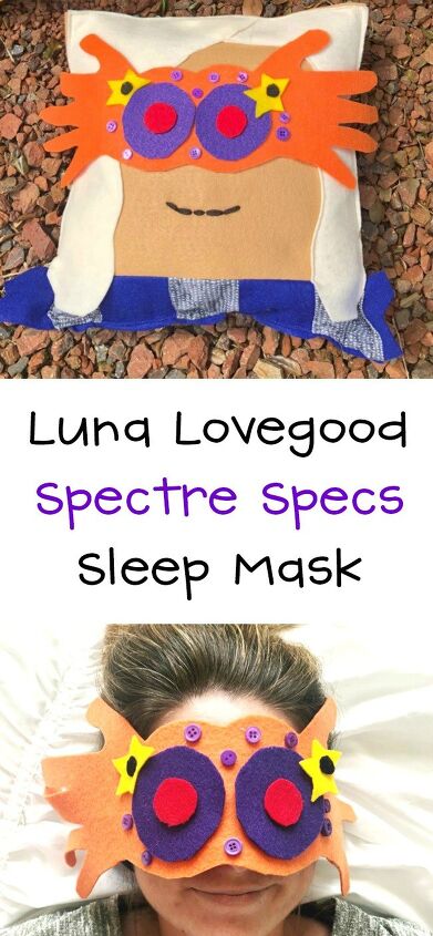 make a luna lovegood sleep mask