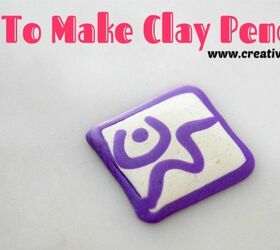 how to make name customized tag clay pendant