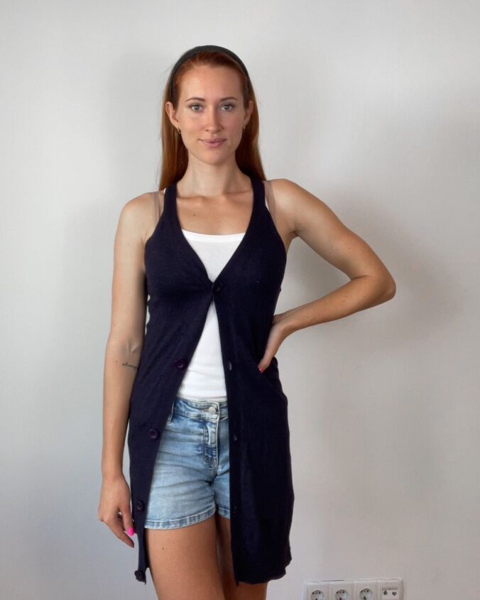 Turn A Basic Cardigan Into An Elegant Dress | Upstyle Turn A Basic Cardigan Into An Elegant Dress | Upstyle