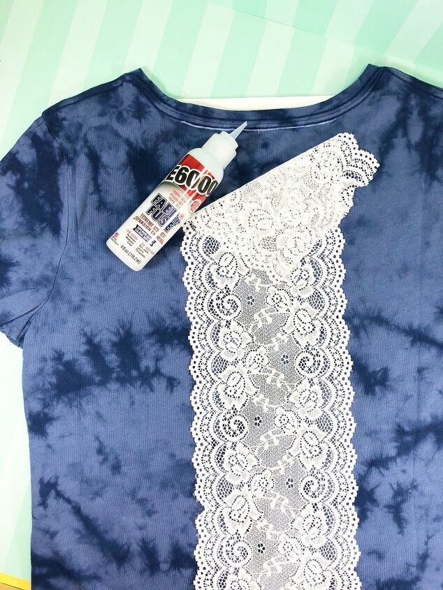 3 no sew lace trim tees for summer