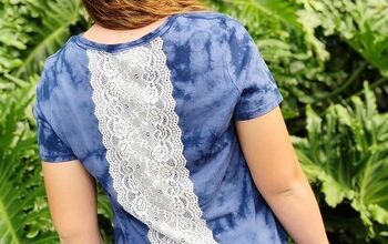 Quick and Easy Lace Trimmed T-Shirt