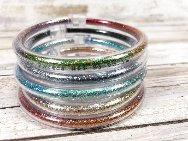 totally tubular glitter bracelets a 15 minute diy