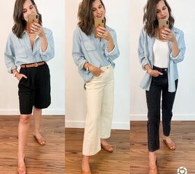 3 Ways to Wear a Chambray Button Up Shirt