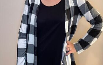 How to Wear Your Long Buffalo Plaid Sweater “Jersey Girl Knows Best�