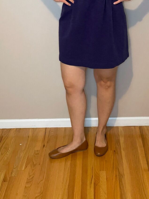 finding the right shoe for my navy blue dress