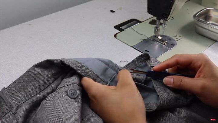 6 diy thrift flip hacks you should know how to alter thrifted clothes, Opening the back seam