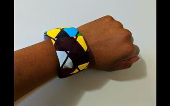 How to Make DIY African Fabric Bracelets Using Plastic Cups