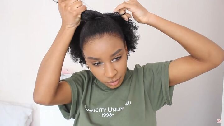 how to do a wash and go on natural hair easy 4b wash and go routine, Styling 4b natural hair