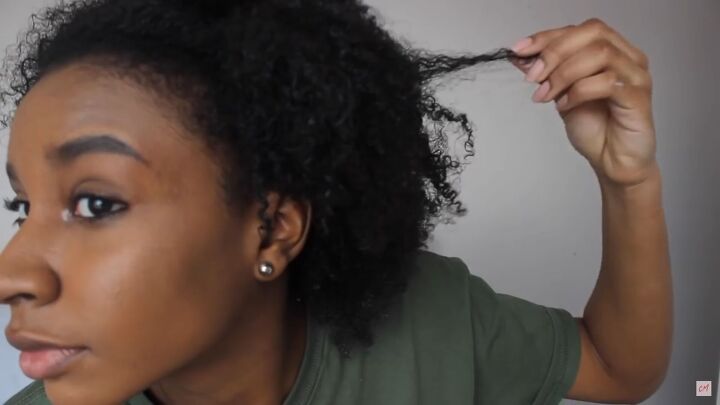 how to do a wash and go on natural hair easy 4b wash and go routine, How to get defined 4b curls
