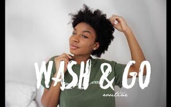How to Do a Wash and Go on Natural Hair - Easy 4b Wash and Go Routine