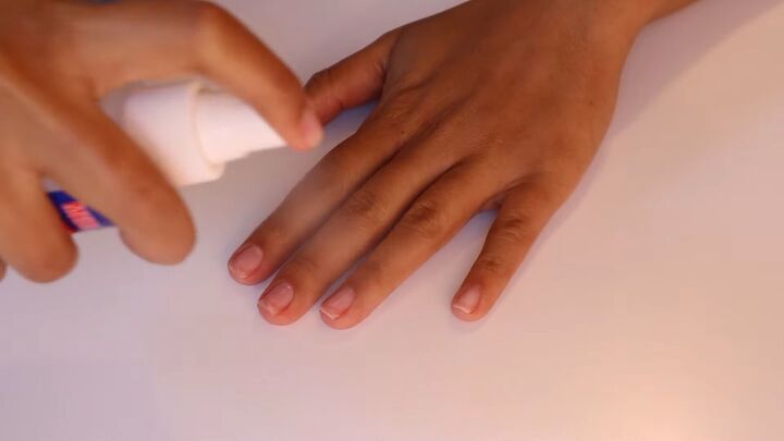 at home gel manicure tips 10 easy steps to the perfect gel manicure, Cleaning hands with alcohol to remove oils