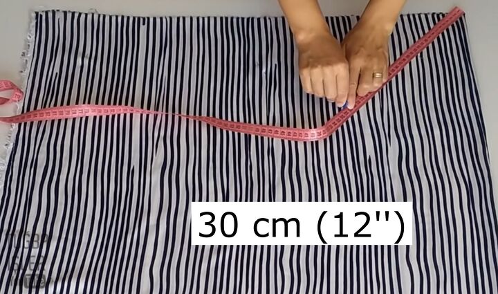 have an old pair of jeans some fabric make this asymmetrical skirt, Making an asymmetrical skirt sewing pattern