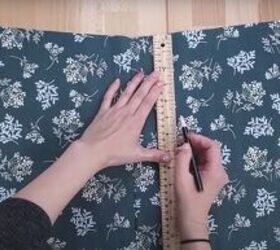 how to sew a half apron with pockets in 9 simple steps, Attaching pockets to the DIY half apron
