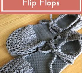 How to Crochet Sandals Out of Flip Flops | Crochet Shoes Free Pattern