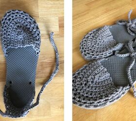 how to crochet sandals out of flip flops crochet shoes free pattern