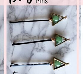 wire wrapped crystal diy hair pins