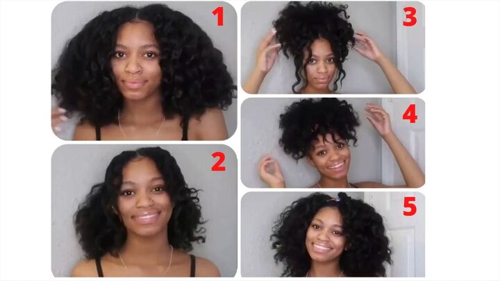 5 lazy natural hairstyles for stretched hair you can do in 5 minutes, 5 Lazy natural hairstyles
