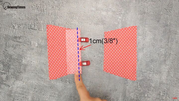 how to make a simple diy coin purse perfect gift idea, Making the lining for the DIY coin purse