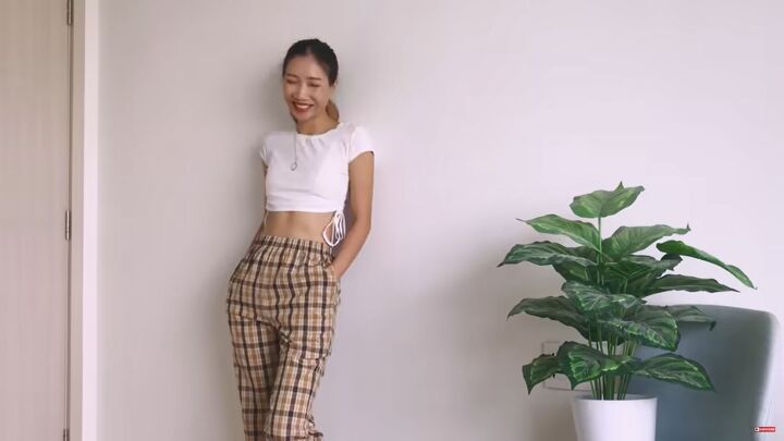how to make cute comfy diy high waisted pants from scratch, DIY high waisted pants tutorial