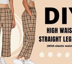 How to Make Cute & Comfy DIY High-waisted Pants From Scratch