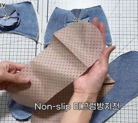 cute diy slippers tutorial how to make slippers from old jeans, How to make homemade house slippers