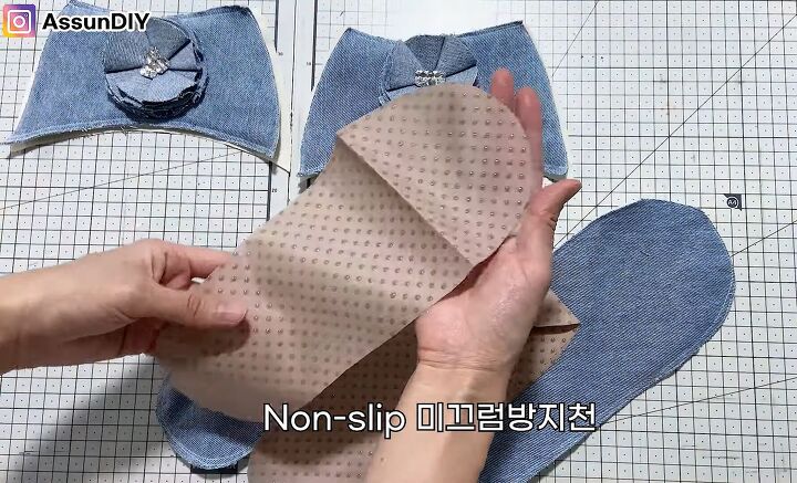 cute diy slippers tutorial how to make slippers from old jeans, How to make homemade house slippers