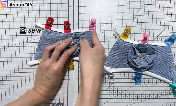 cute diy slippers tutorial how to make slippers from old jeans, Making DIY denim slippers