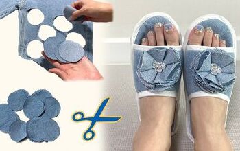 Cute DIY Slippers Tutorial: How to Make Slippers From Old Jeans