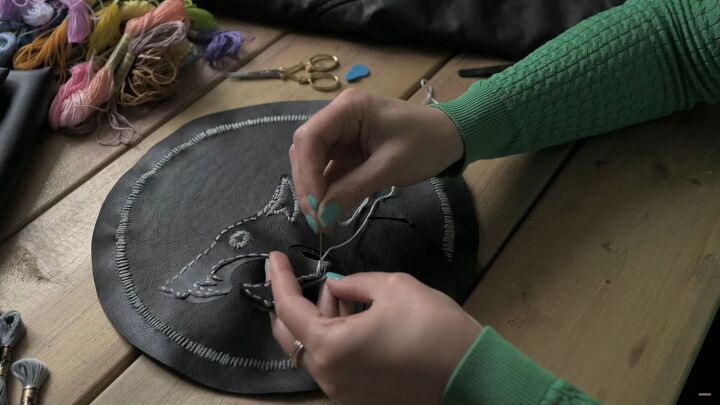 how to make a fierce diy witcher jacket worthy of geralt of rivia, Making The Witcher s leather jacket